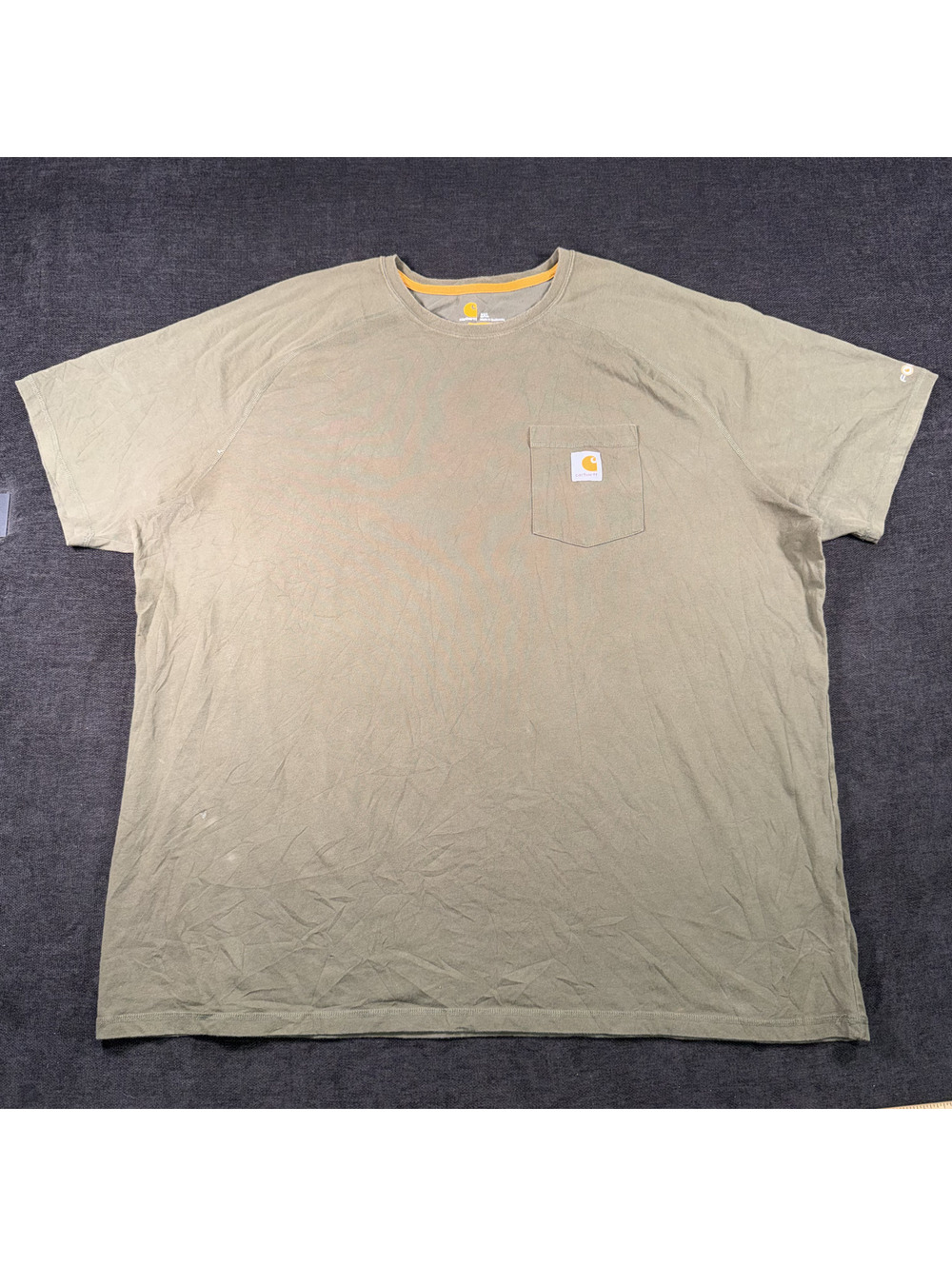 Carhartt Men's Short Sleeve Pocket T-Shirt Khaki 3XLarge